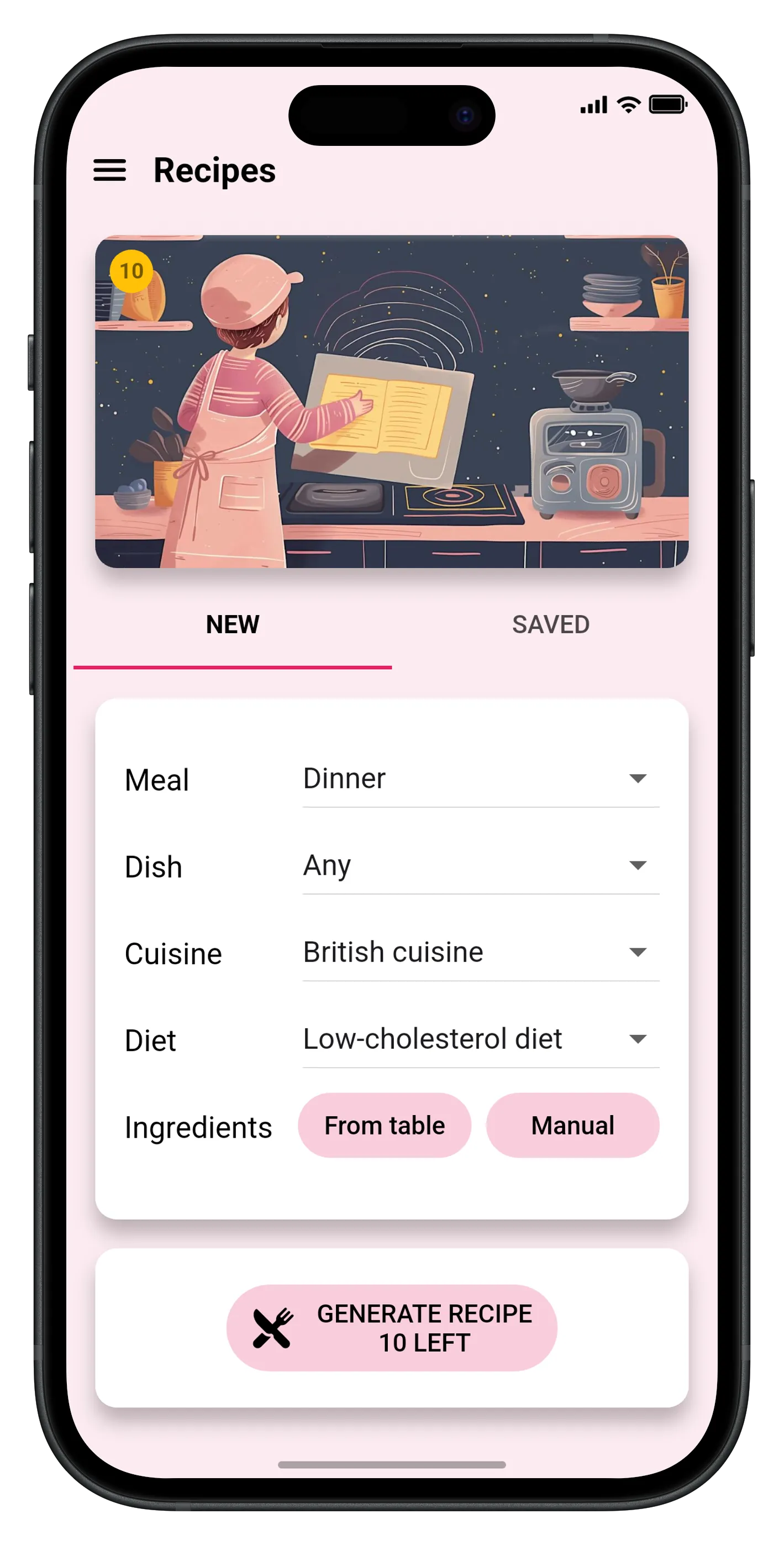 Low-cholesterol recipes from various cuisines